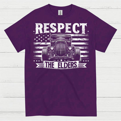 Respect The Elders Hot Rod T Shirt
