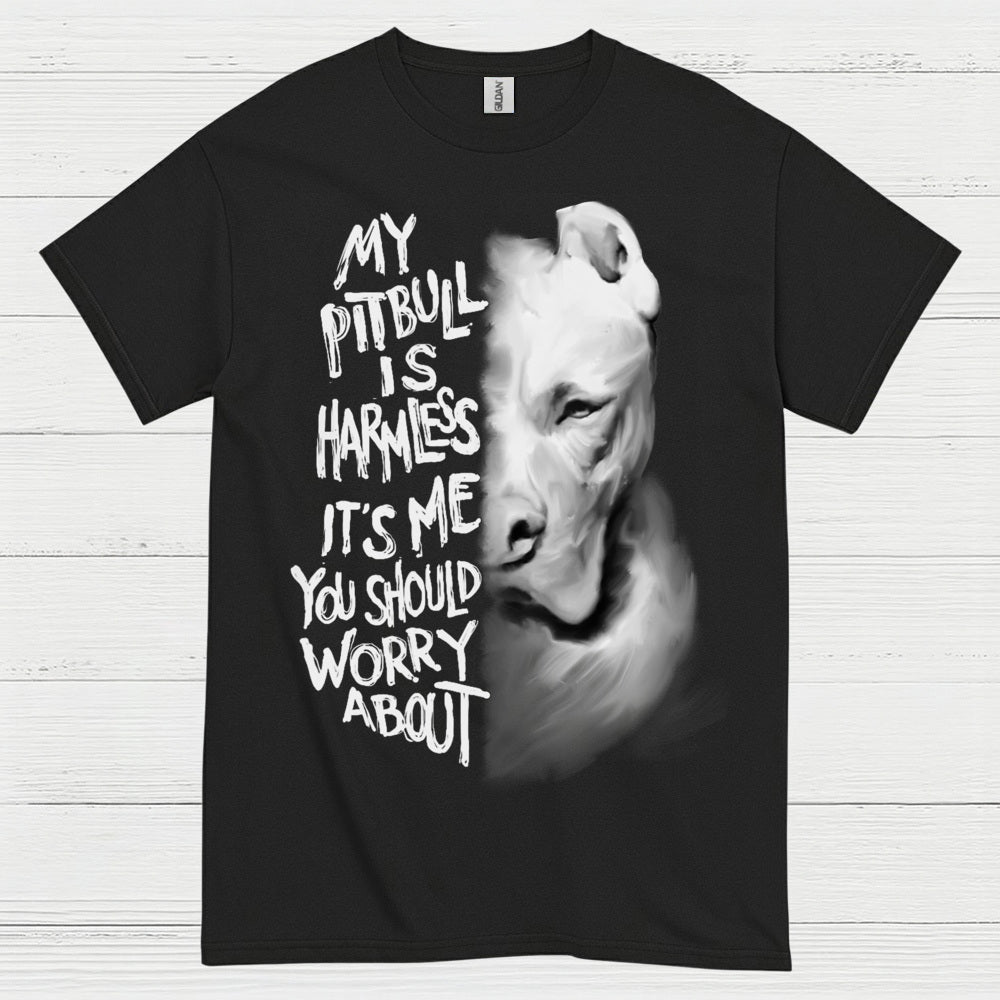 My Pitbull Is Harmless Quote T Shirt