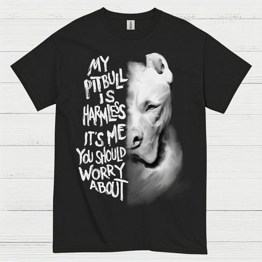 My Pitbull Is Harmless Quote T Shirt