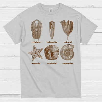 Fossil Collection Geology T Shirt