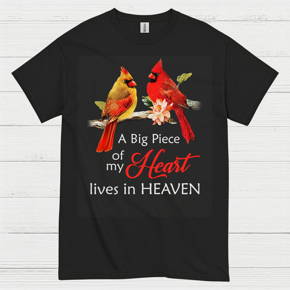 A Big Piece Of My Heart Lives In Heaven T Shirt