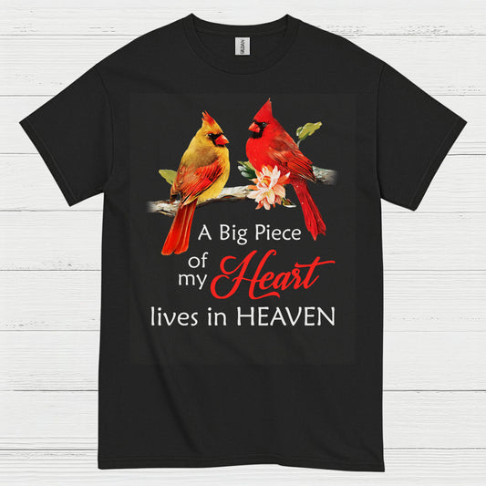 A Big Piece Of My Heart Lives In Heaven T Shirt