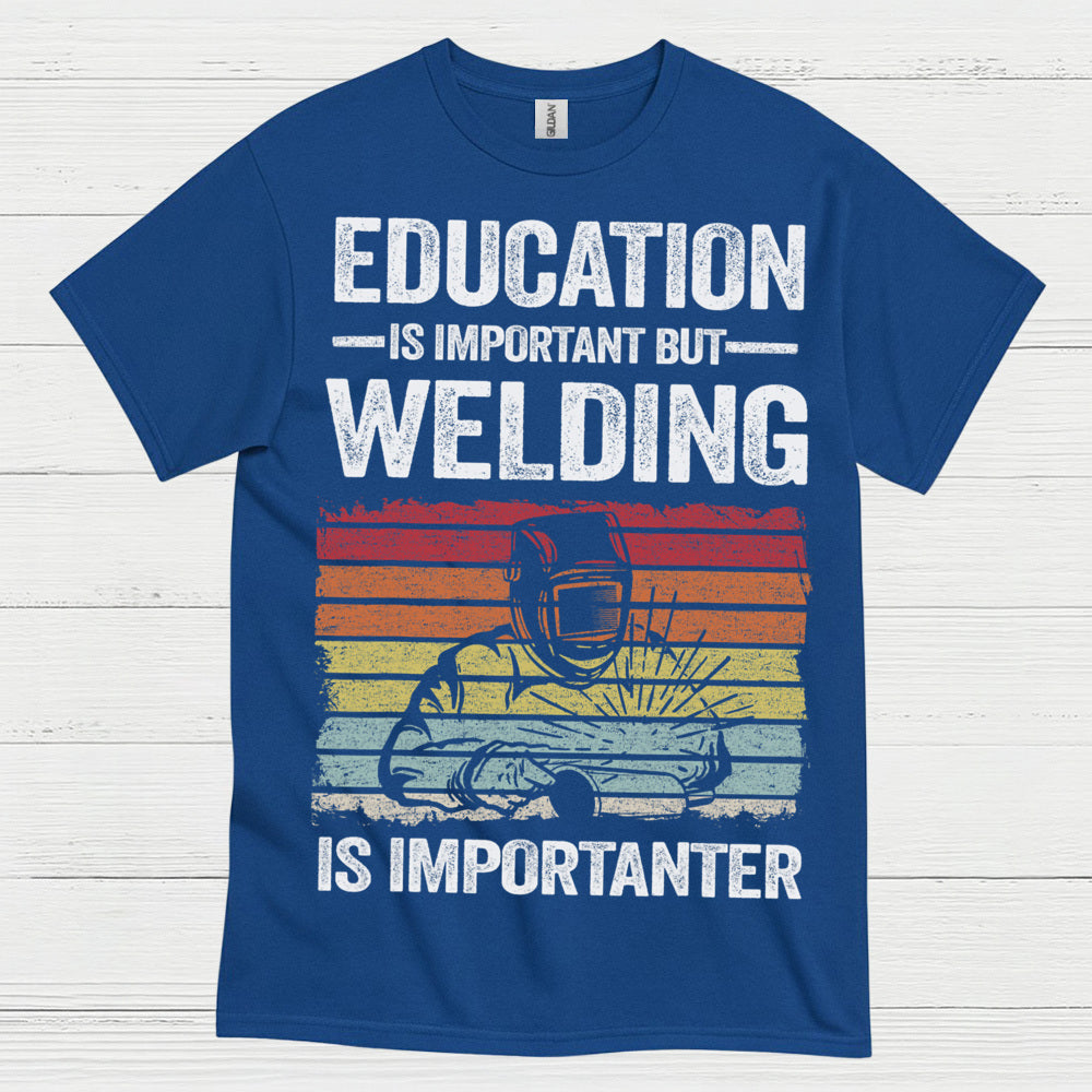 On Fire Welder Humor T Shirt
