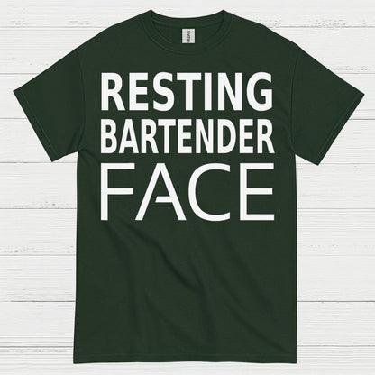 Resting Bartender Face Humor T Shirt
