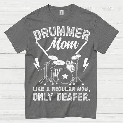 Proud Drummer Mom T Shirt