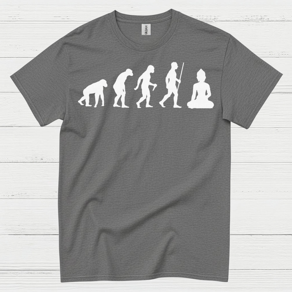 Evolution To Meditation Zen T Shirt