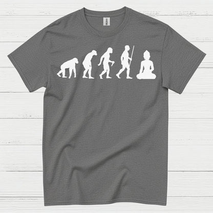 Evolution To Meditation Zen T Shirt
