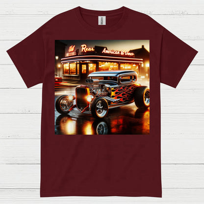 Classic Hot Rod Diner T Shirt