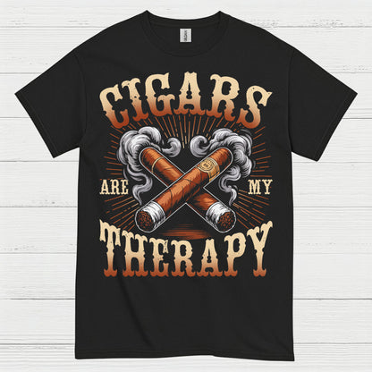 Cigars Are My Therapy Cigar Lover T Shirt