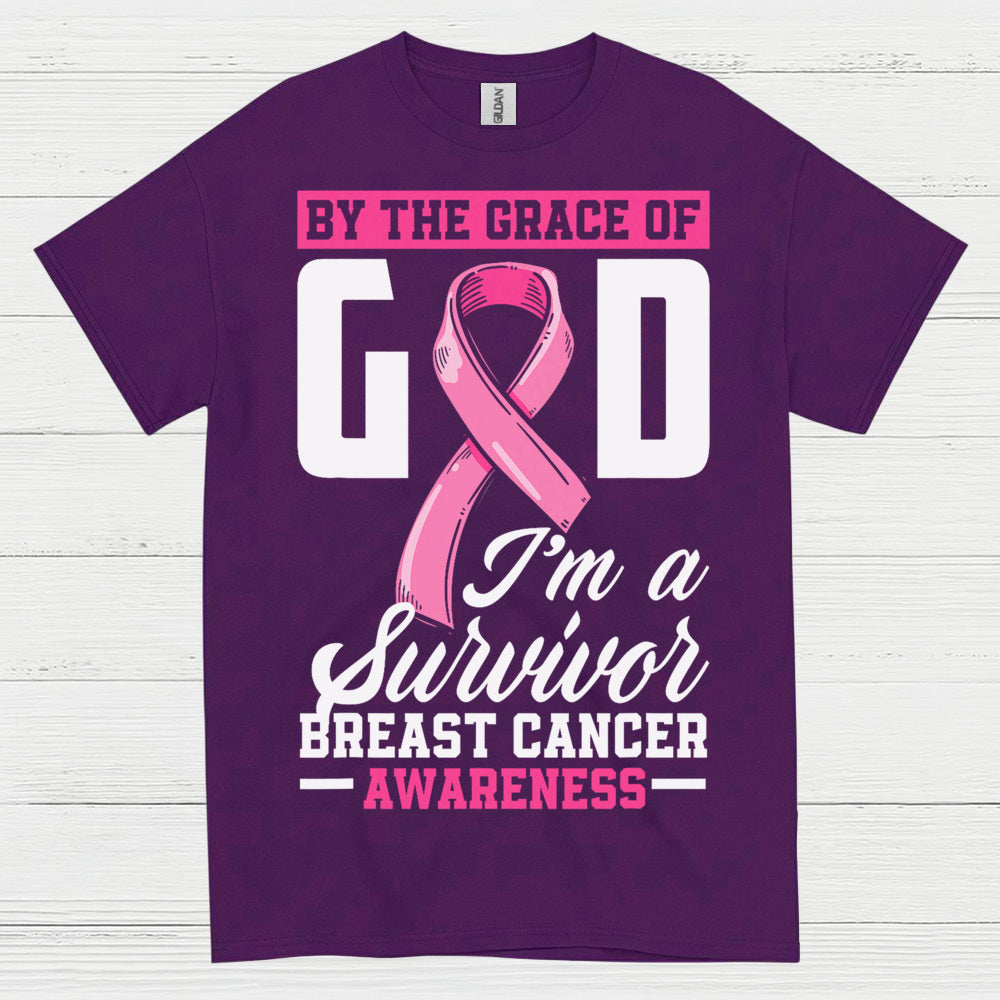 Breast Cancer Survivor Faith Ribbon T Shirt