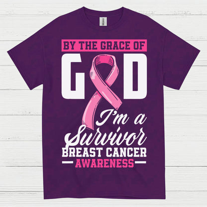 Breast Cancer Survivor Faith Ribbon T Shirt