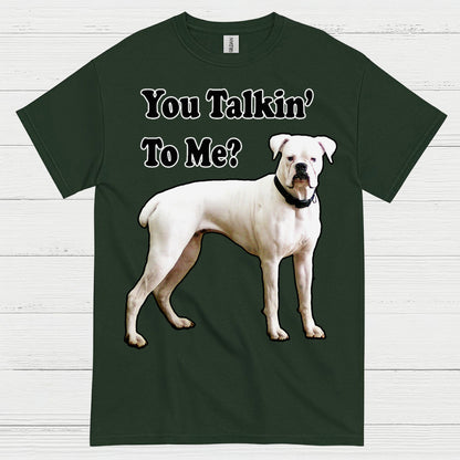 You Talkin To Me Boxer T Shirt