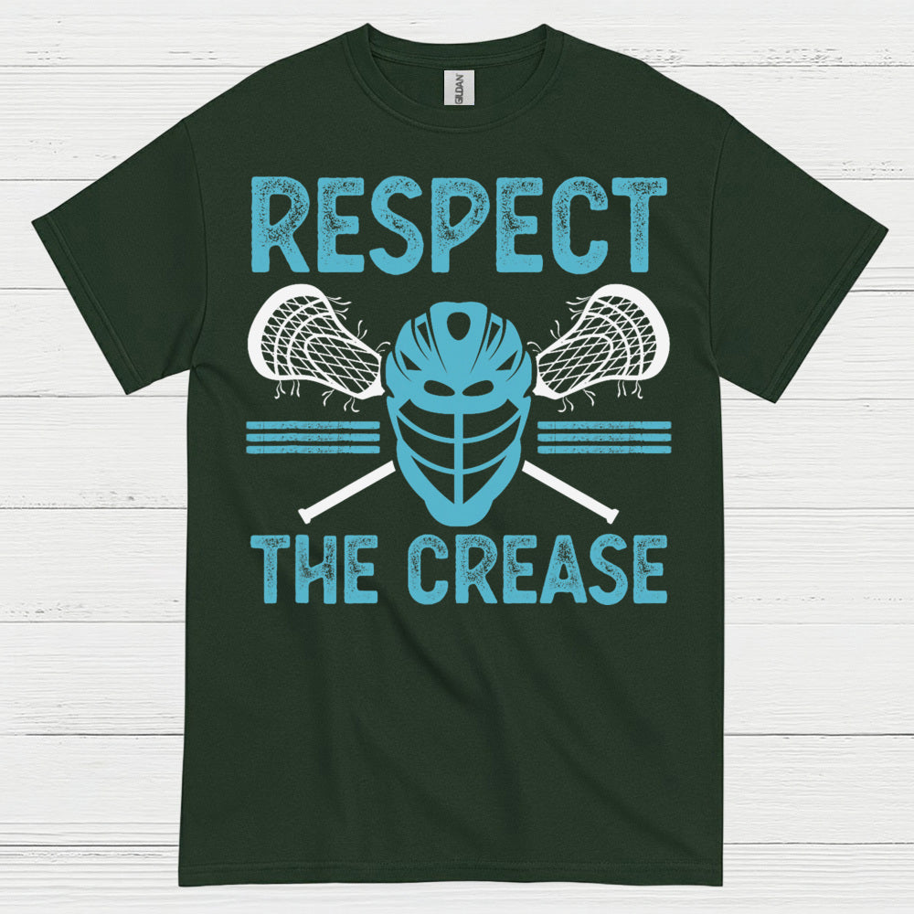 Respect The Crease Lacrosse T Shirt