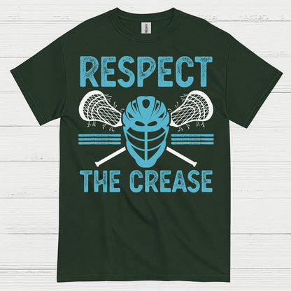 Respect The Crease Lacrosse T Shirt