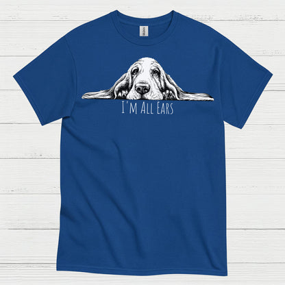Im All Ears Funny Dog Graphic T Shirt