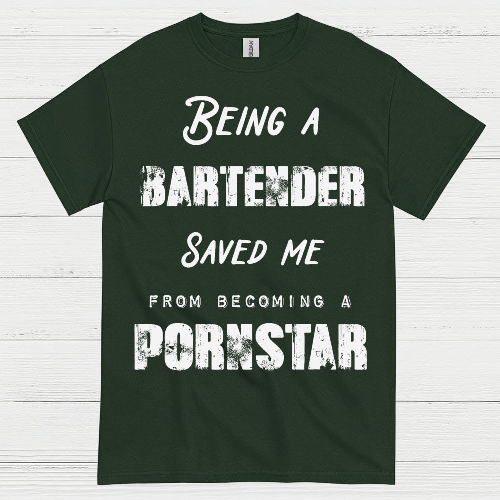 Being A Bartender Saved Me Humor T Shirt