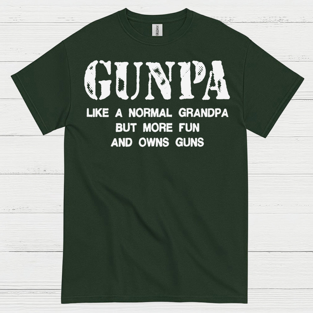 Gunpa Like A Normal Grandpa Funny T Shirt