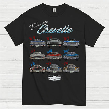 Evolution Of The Chevelle T Shirt