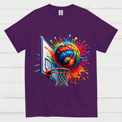 Color Splash Basketball Art T Shirt