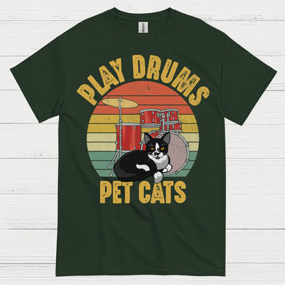 Cat Petter Drummer T Shirt
