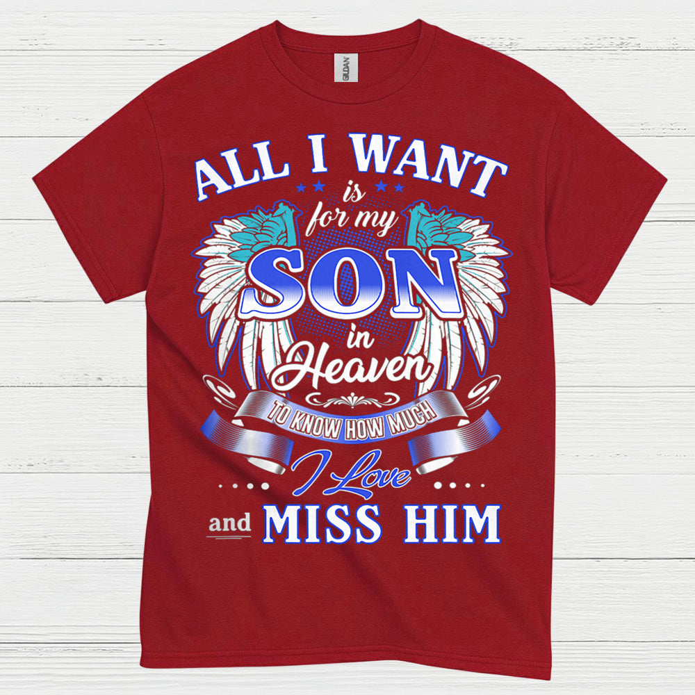 Son In Heaven Memorial T Shirt