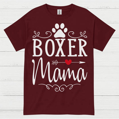 Boxer Mama Dog T Shirt