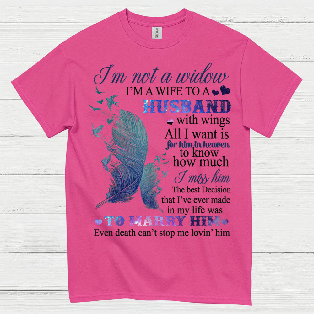 Forever His Wife With Wings In Heaven T Shirt