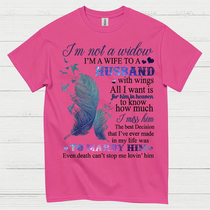 Forever His Wife With Wings In Heaven T Shirt