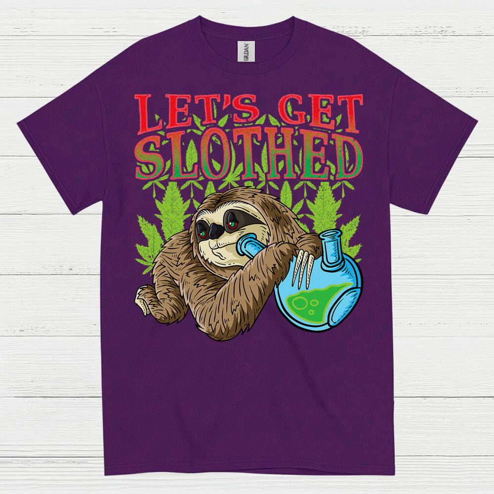 Lets Get Slothed Funny Sloth T Shirt