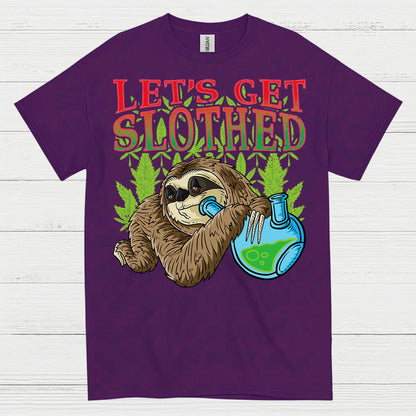 Lets Get Slothed Funny Sloth T Shirt
