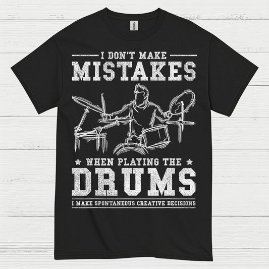 No Mistakes Drummer T Shirt