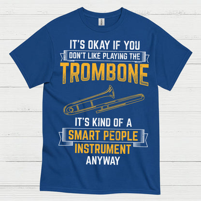 Smart Trombone Instrument Funny T Shirt