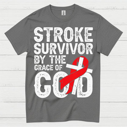 Stroke Survivor By The Grace Of God T Shirt