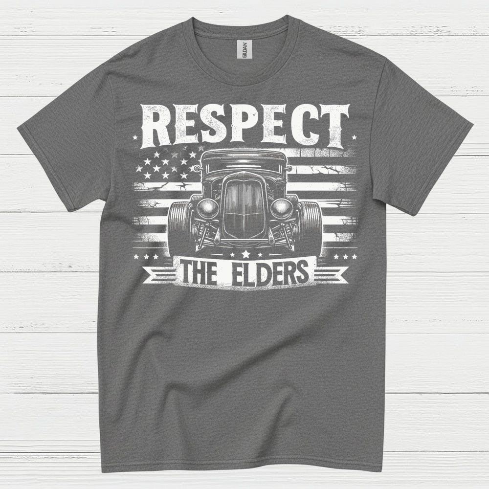Respect The Elders Hot Rod T Shirt