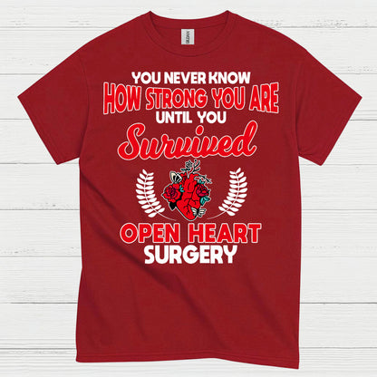 Survived Open Heart Surgery T Shirt