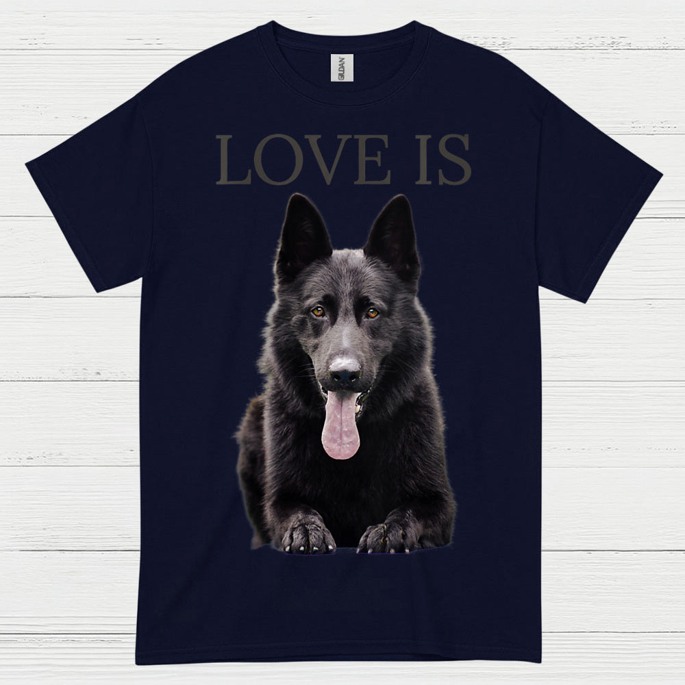 Love Is German Shepherd Dog Lover T Shirt