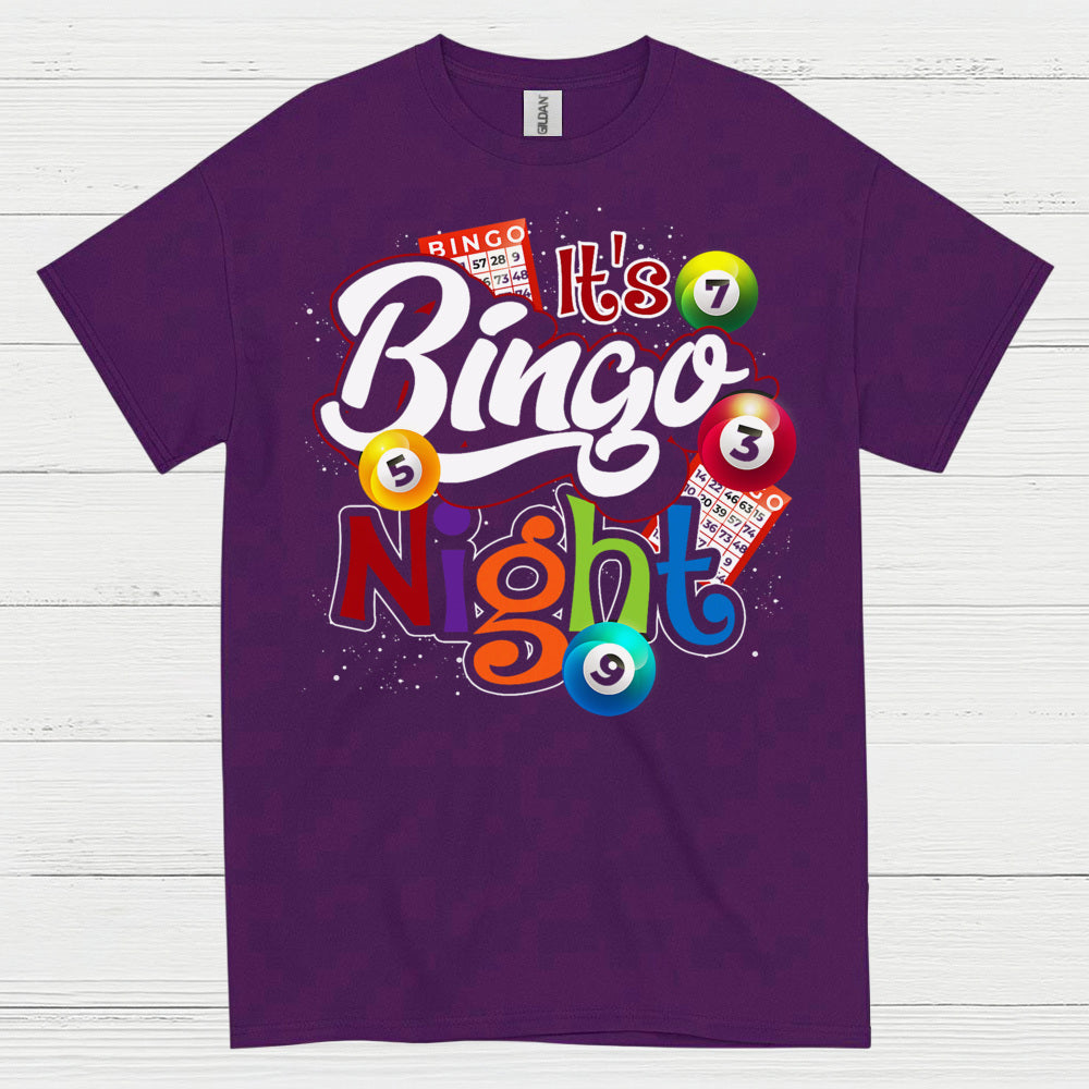 Bingo Night Colorful Graphic T Shirt