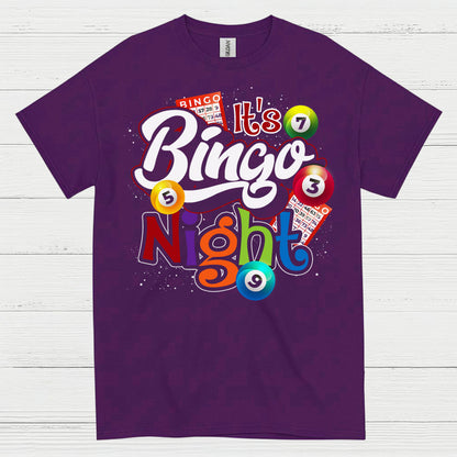 Bingo Night Colorful Graphic T Shirt