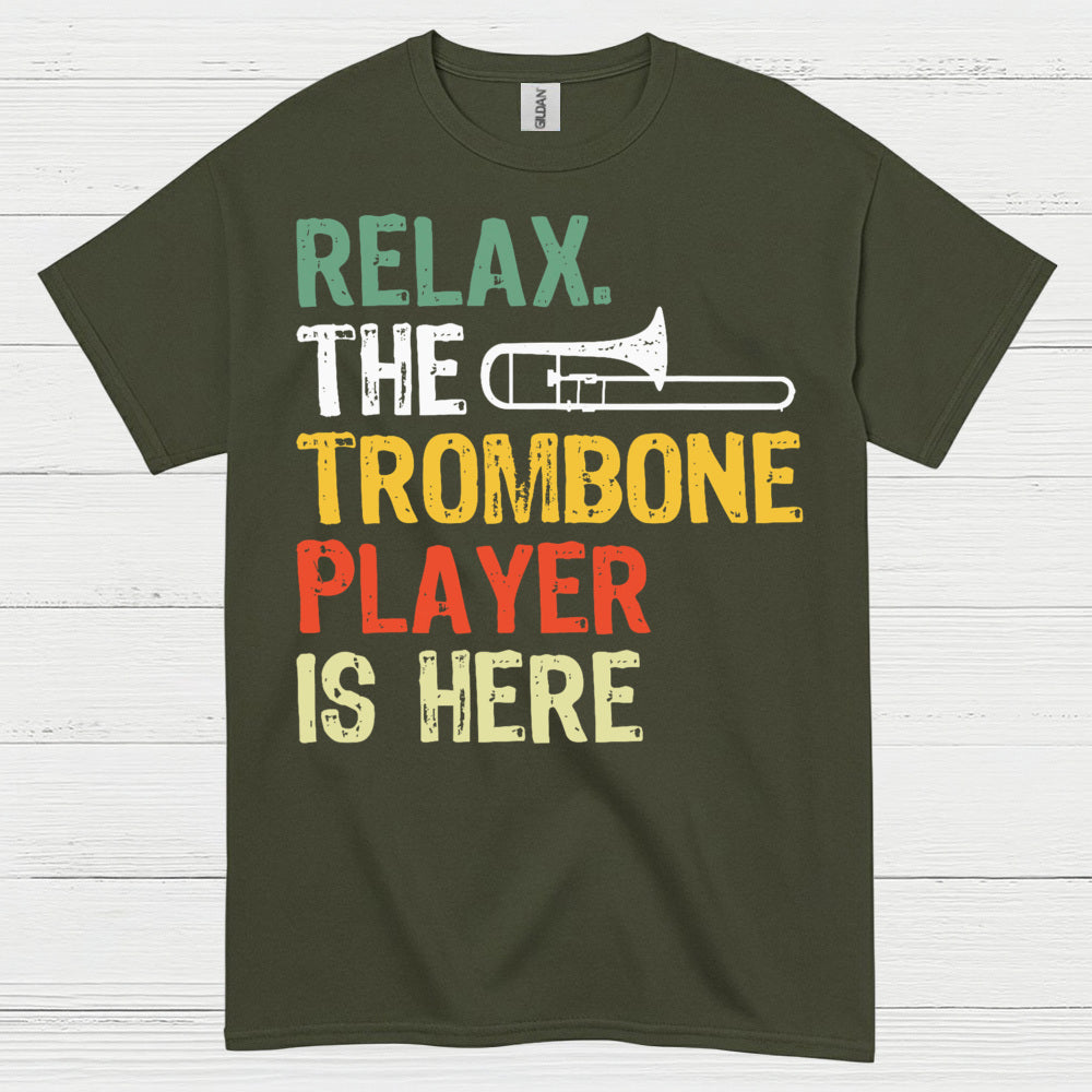 Relax Trombone Player Funny T Shirt