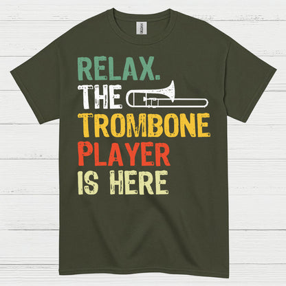 Relax Trombone Player Funny T Shirt
