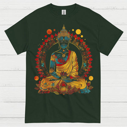 Serene Buddha Meditation Art T Shirt