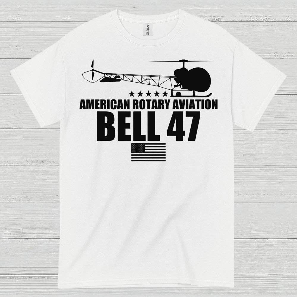 Bell 47 American Rotary Aviation T Shirt