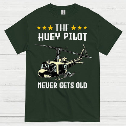 The Huey Pilot Never Gets Old T Shirt