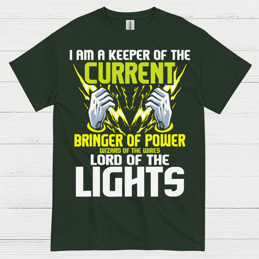 Keeper Of The Current Electrician T Shirt