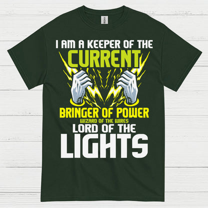 Keeper Of The Current Electrician T Shirt