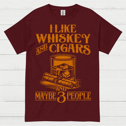 I Like Whiskey And Cigars T Shirt