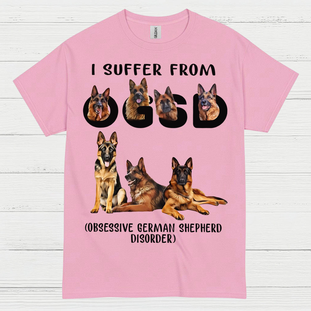Funny German Shepherd OGSD Graphic T Shirt