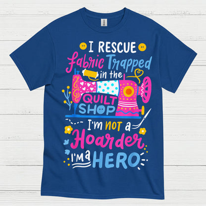 Fabric Rescue Quilting Humor T Shirt