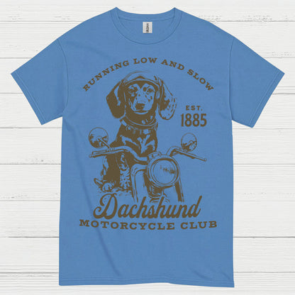 Running Low And Slow Dachshund Motorcycle Club T Shirt