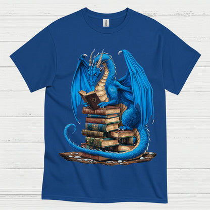 Book Dragon Reading Lover T Shirt
